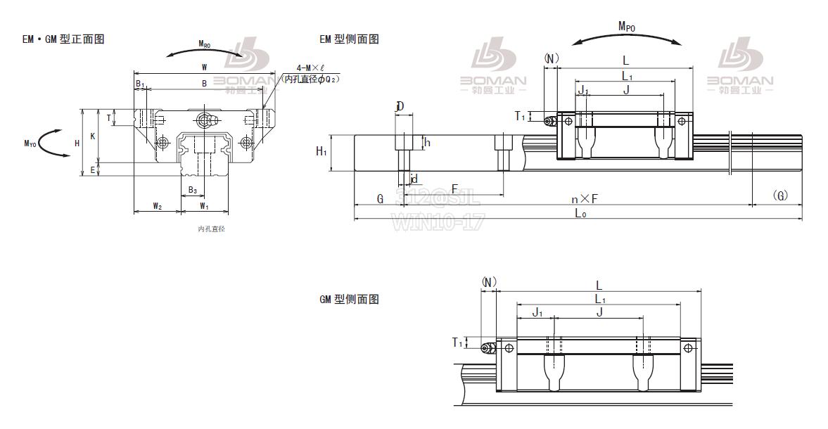 LH25EM-LH导轨现货