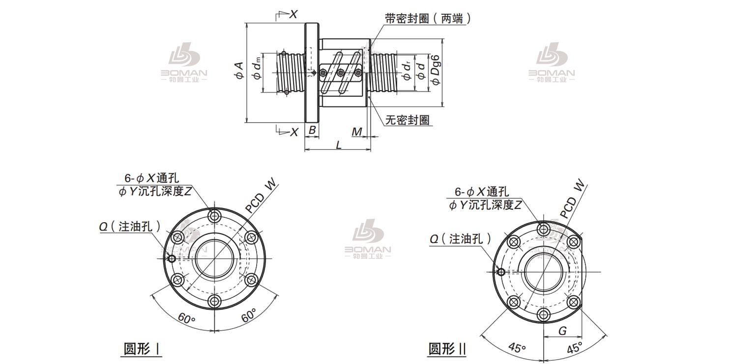 PFT3212-3-LPFT滚珠丝杠