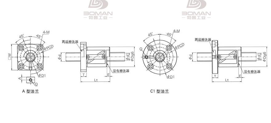 KURODA GR2504DS-AAPR 黑田丝杠螺母怎么拆下来