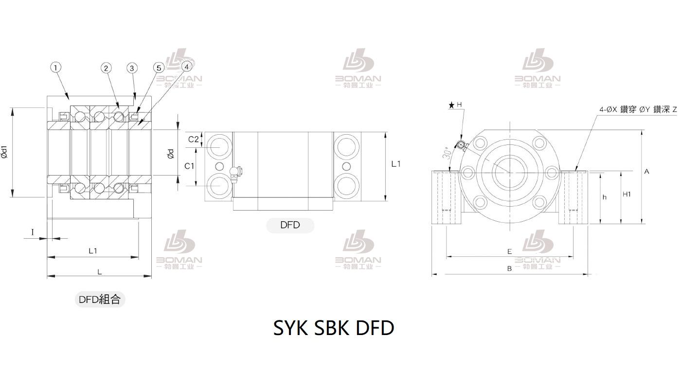 SYK MBL10/12-D syk品牌丝杆支撑座生产厂家
