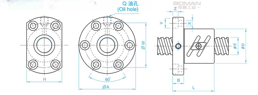 TBI SFT03220-2.5 tbi丝杆样本