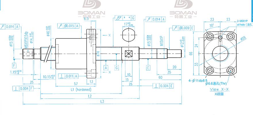 TBI XSVR02010B1DGC5-599-P1 tbi的丝杆怎么表示