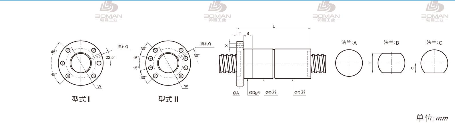 PMI FDDC4020 pmi丝杆导轨