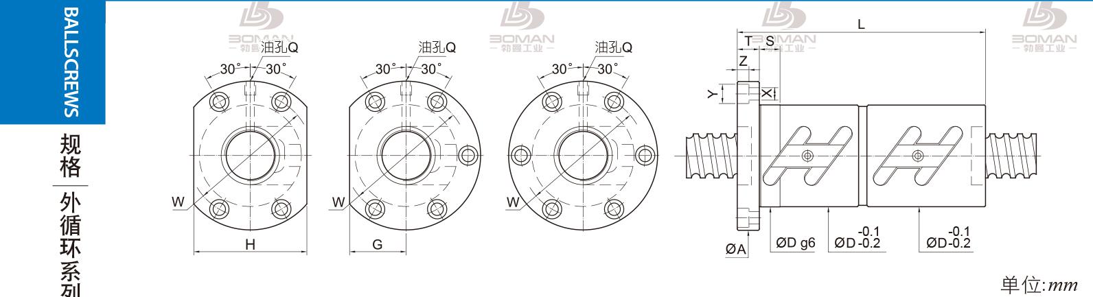 PMI FDWC4008 pmi丝杠型号