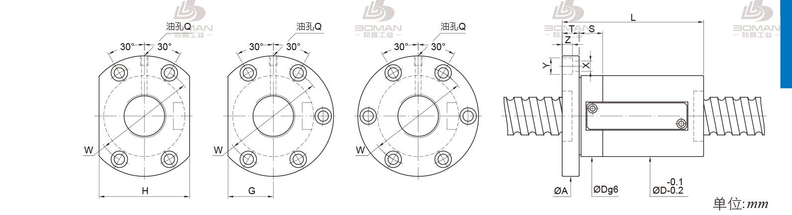 PMI FSWE2520-3.5 PMI丝杆和TBI一样吗