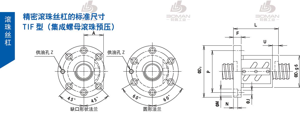 TSUBAKI 20TIFC6 椿本tsubaki电动高速丝杆